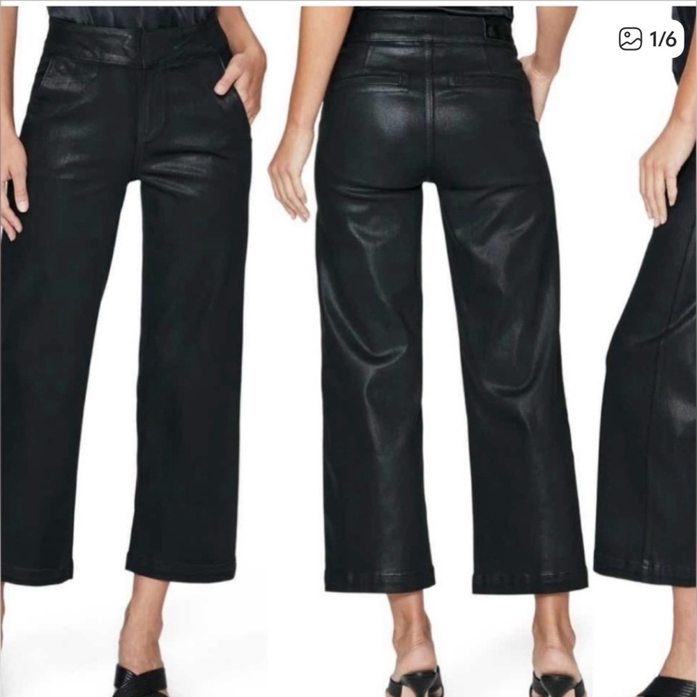 PAIGE Nellie Faux Leather Pants size 25